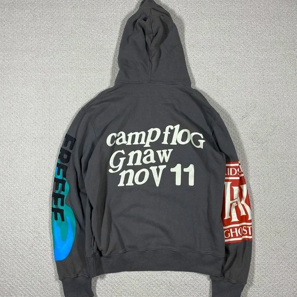 CPFM Kids See Ghosts Camp Flog Gnaw Hoodie Cactus Plant Flea